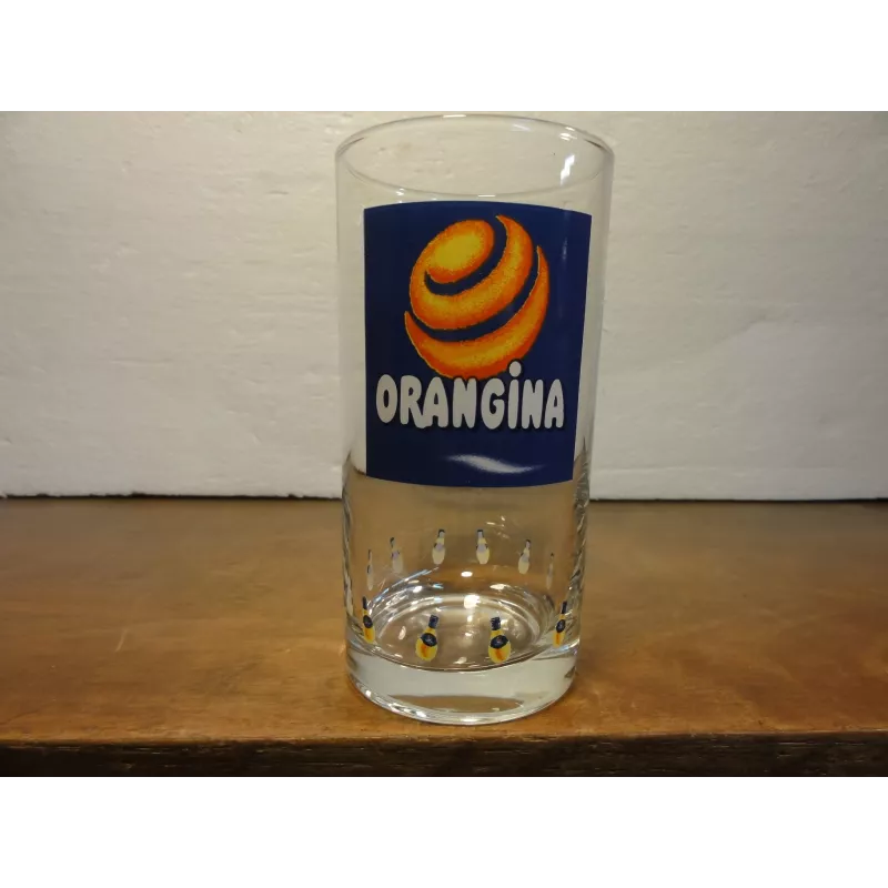 1 VERRE ORANGINA  HT 12CM