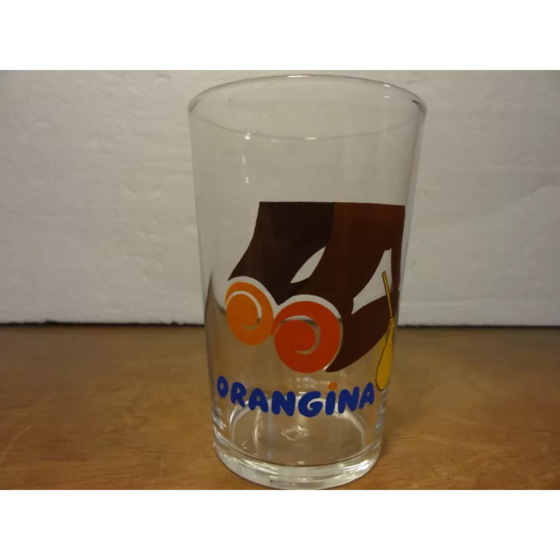 1 VERRE ORANGINA  HT 9.80CM