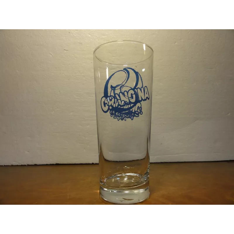 1 VERRE ORANGINA   50CL HT  18.30CM