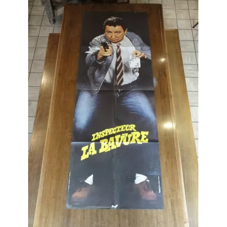 AFFICHE INSPECTEUR LA BAVURE COLUCHE 1M57X0.59