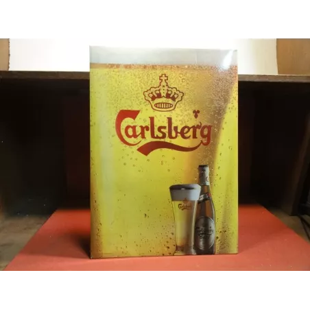 CARTON PRESENTOIR CARLSBERG 42CM X30CM