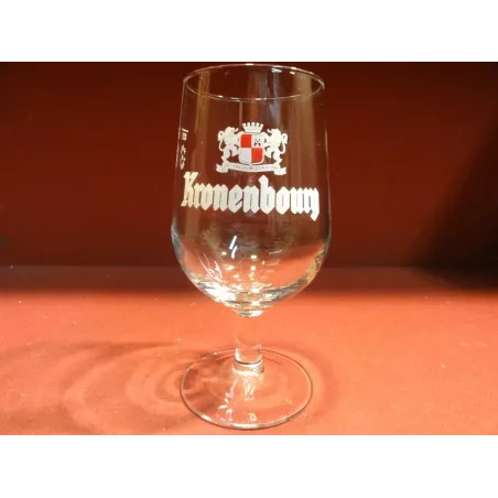 1 VERRE KRONENBOURG 25CL A PIED HT.15.20CM