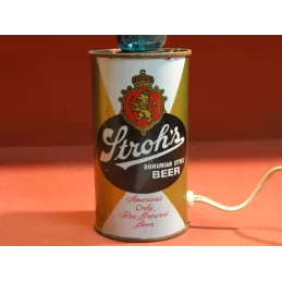 LAMPE  BOITE DE BIERE TROH'S HT.12.30CM