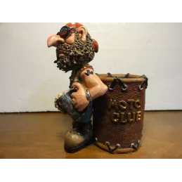 FIGURINE BIKER EN RESINE...