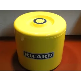 Grand bac jaune RICARD pour conservation de la glace ou des glaçons