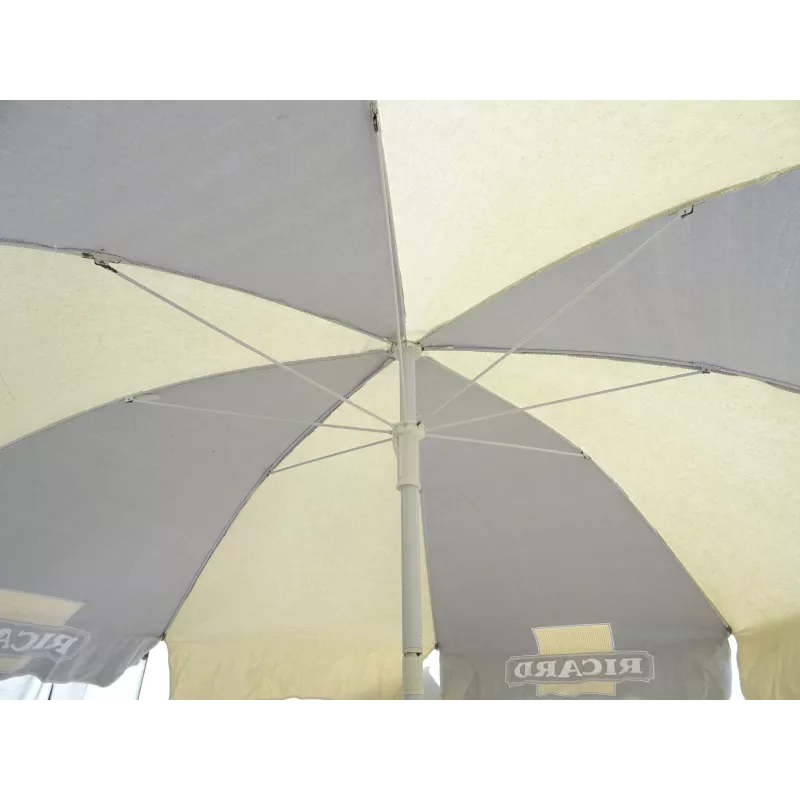 PARASOL RICARD BLANC/BLEU INCLINABLE Tigrebock