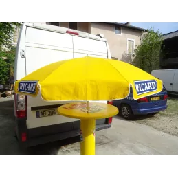 PARASOL RICARD  JAUNE INCLINABLE