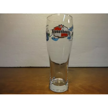 VERRE KRONENBOURG 25CL COLLECTOR LOS ANGELES HT.17.30CM