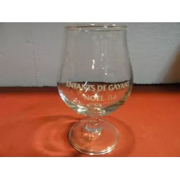 1 VERRE ENFANTS DE GAYANT 33CL NOEL 84 HT.15.30CM
