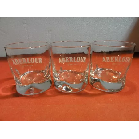 TROIS VERRES ABERLOUR HT.8.40CM