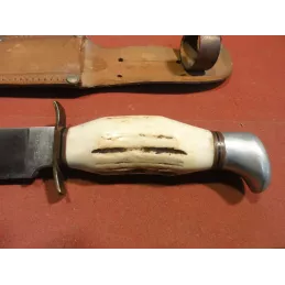 POIGNARD SABATIER AVEC ETUI EN CUIR