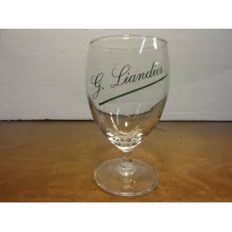 1 VERRE PASTIS LIANDIER ECRITURE VERTE