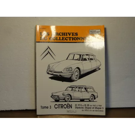 REVUE TECHNIQUE  AUTOMOBILE CITROEN  TOM 3