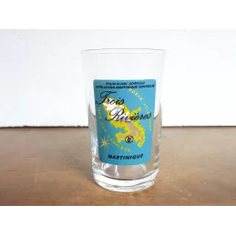 1 VERRE RHUM TROIS RIVIERE  HT.10.20CM