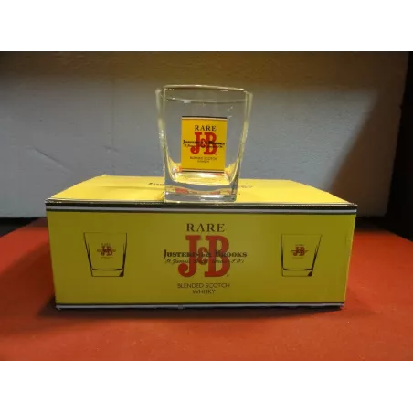 6 VERRES J&B HT.8.80CM