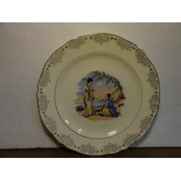10 ASSIETTES PLATES +1 ASSIETTE CREUSE CERANOR SAINT AMAND