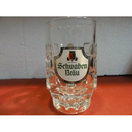 1 CHOPE SCHWABEN BRAU 50CL  HT.15.70CM