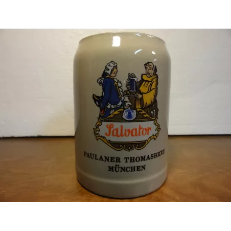 1 CHOPE SALVATOR  ¨PAULANER  50CL  HT.13CM