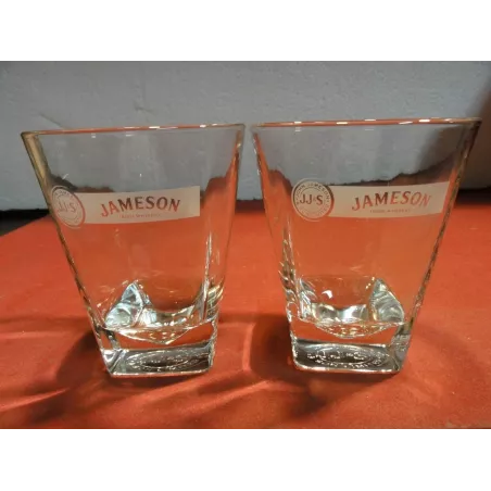 DEUX VERRES JAMESON 28CL HT.11CM