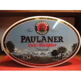 PLAQUE EMAILLEE BOMBEE PAULANER 53CM X34CM