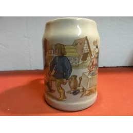 1 CHOPE DE BIERE ALSACIENNE  50CL HT.13CM