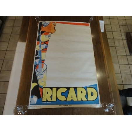 AFFICHE RICARD 1M X0M65