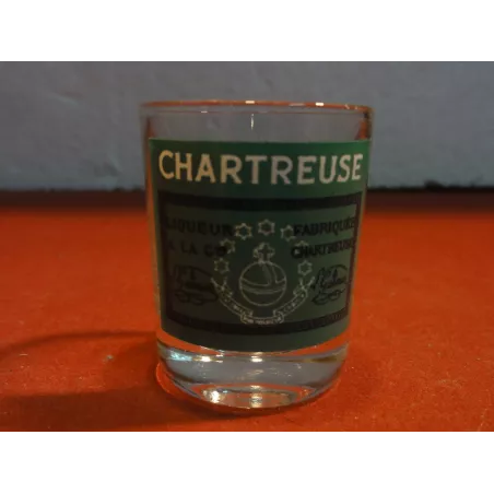 MINI VERRE CHARTREUSE 2cl  HT. 4.50CM