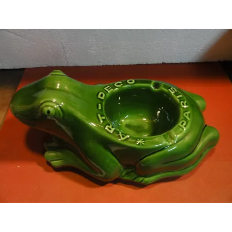 CENDRIER  GRENOUILLE  ART-DECO PARIS 37CM X 24.50CM