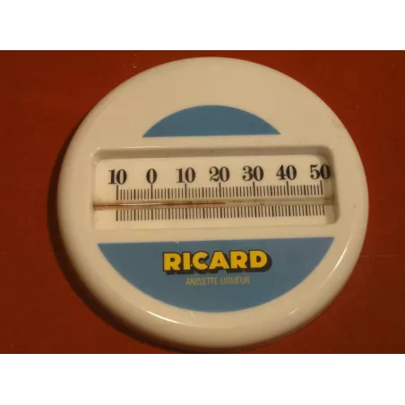 ANCIEN THERMOMETRE RICARD DIAMETRE 12CM