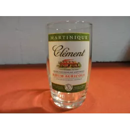 1 VERRE  RHUM CLEMENT  HT 10.CM