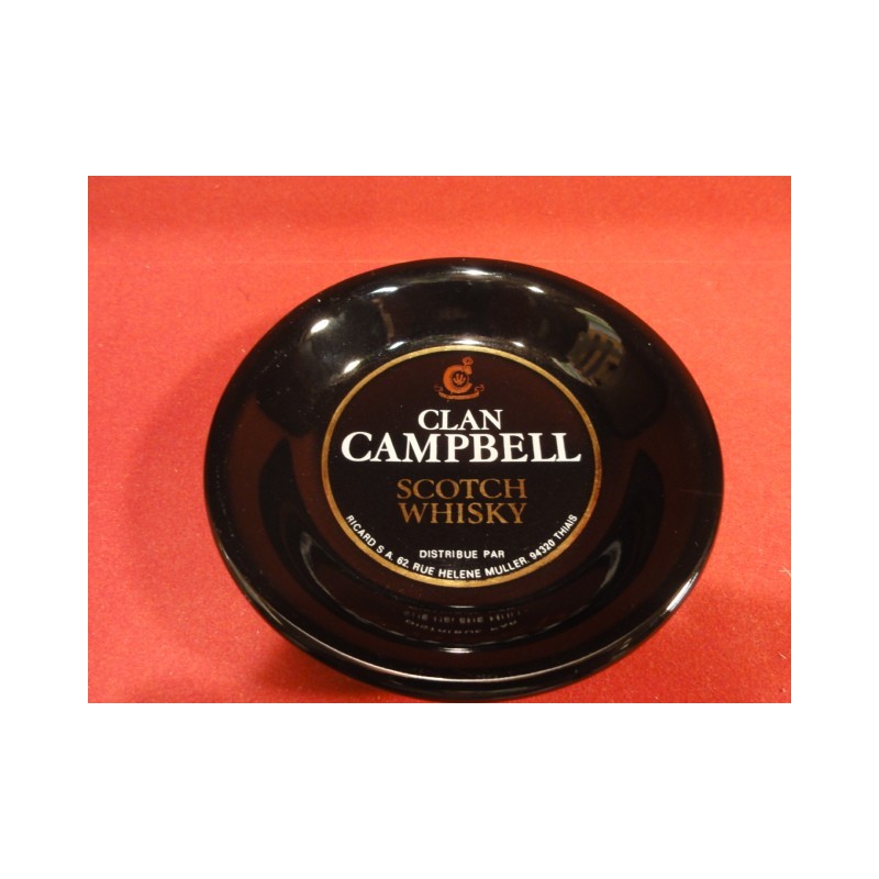1 CENDRIER WHISKY CLAN CAMPBELL 