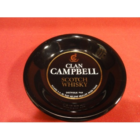 1 CENDRIER WHISKY CLAN CAMPBELL
