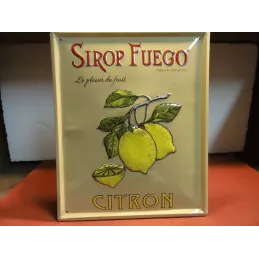 TOLE  SIROP FUEGO  OCCASION 33CM X26.50CM