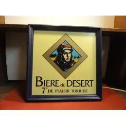 ENSEIGNE BIERE DU DESERT 38CM X38CM