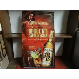 TOLE CAPTAIN  MORGAN  70CM X40CM