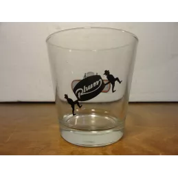 6 VERRES RHUM DAMOISEAU 23CL HT.8.50CM