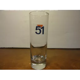 6 VERRES 51 TUBO  HT 15.20CM