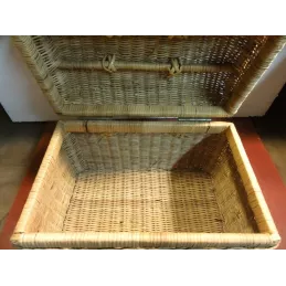 PANIER EN OSIER  32CM X20CM X26CM