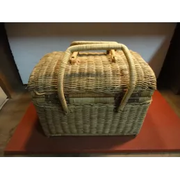 PANIER EN OSIER  32CM X20CM X26CM