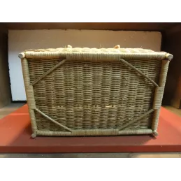 PANIER EN OSIER  32CM X20CM X26CM