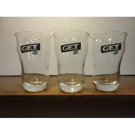 TROIS VERRES  GET 31  HT 12.50CM