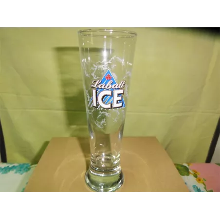 1 BOITE DE 6  VERRES  LABATT  ICE  25CL