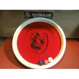 PISTE DE DES DU TIERCE ET QUARTE  DIAMETRE 30CM