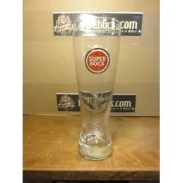 6 VERRES SUPER BOCK 25CL NOUVEAU  HT 19CM