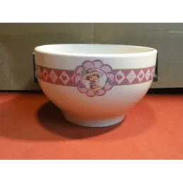 BOL DISNEY  EN CERAMIQUE  DIAMETRE 13CM CHARLOTTE AUX FRAISES