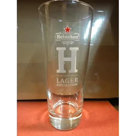 6 VERRES HEINEKEN 50CL EXPORT  HT 19.20CM