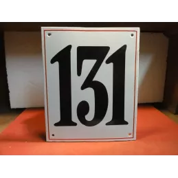 PLAQUE EMAILLEE  N° 131  32.50CM X27CM