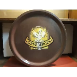 PLATEAU GRIMBERGEN  EN RESINE DIAMETRE 38CM
