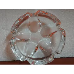 CENDRIER  PASTIS 51 EN CRISTAL DIAMETRE 15.50CM