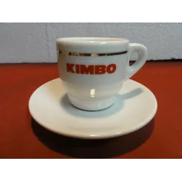 6 TASSES A CAFE KIMBO + 6 SOUS TASSES